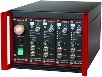 High Voltage Amplifier Mainframe - HAR42-4 High Voltage Amplifier Mainframe - HAR42-4