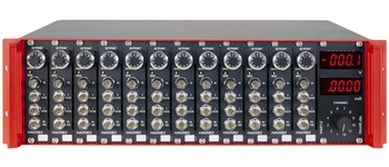 HAR12 Mainframe with 12 High Voltage Amplifier Modules HA05B2 HAR12 / high-voltage-amplifier-mainframe
